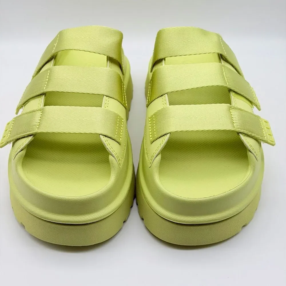 NWT UGG  GoldenGlow Lemon Sandals Size 9/260mm